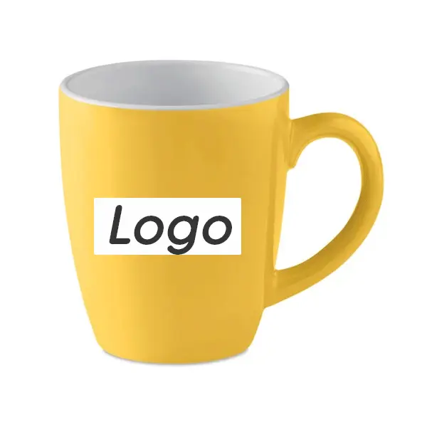 Mug personnalisable en céramique 290 ml - Jaune