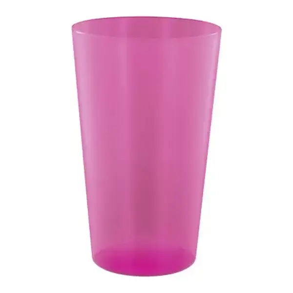 Gobelet personnalisé Ecocup réutilisable - Rose givré