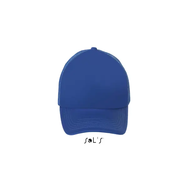 Casquette filet 5 panneaux Bubble taille unique - personnalisée - Bleu Roi