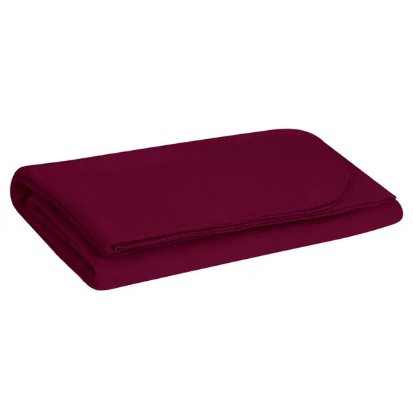 Couverture polaire personnalisable Kodiak 158x130 cm - Bordeaux