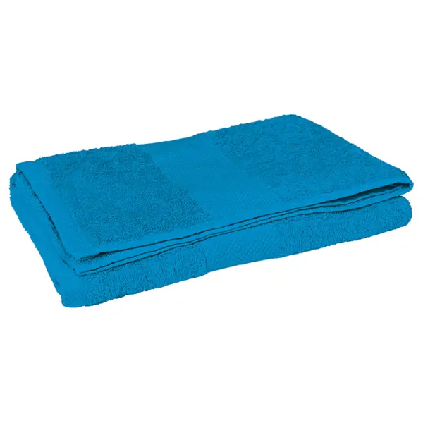 Serviette de sport personnalisable Sponge en coton 150x85 cm - Bleu Tropical