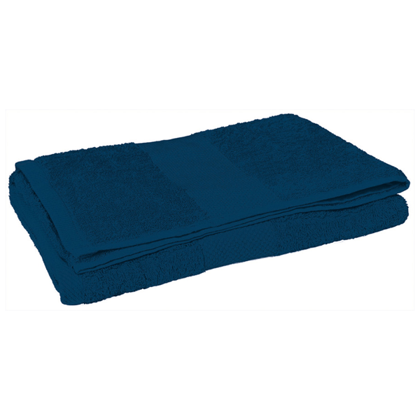 Serviette de sport personnalisable Sponge en coton 150x85 cm - Bleu Marine