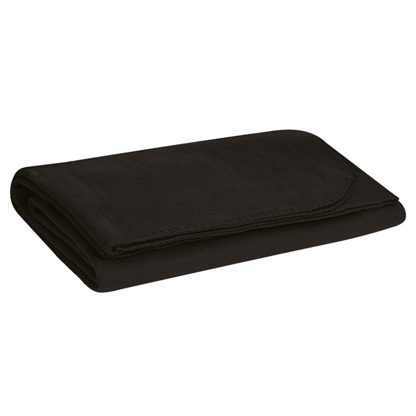 Couverture polaire personnalisable Kodiak 158x130 cm - Noir