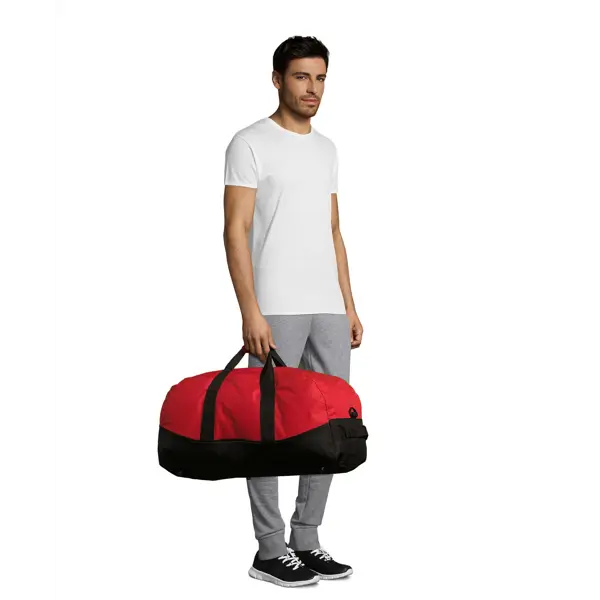 Sac de sport capacité moyenne 65 cm Stadium - personnalisé - Rouge