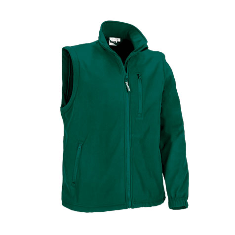 Veste softshell personnalisable Halifax avec manches amovibles - Unisexe Vert bouteille