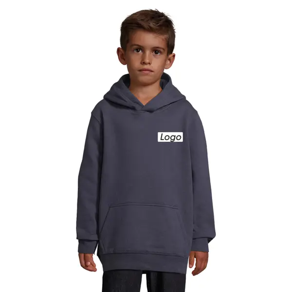 Sweat à capuche Enfant personnalisable molleton gratté 280g Condor - French Marine