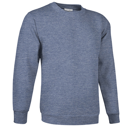 Sweat personnalisable Dublin - unisexe, adulte et enfant - Bleu Chiné