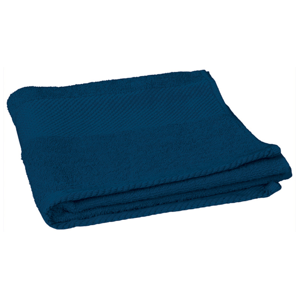 Serviette de sport personnalisable Soap en coton 90x50 cm - Bleu Marine