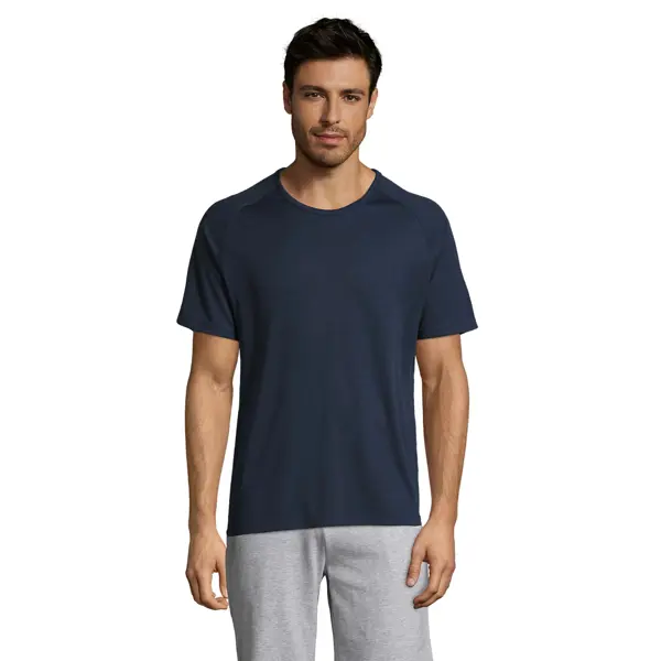 Tee-shirt personnalisable Sporty Mesh polyester - Homme - Marine