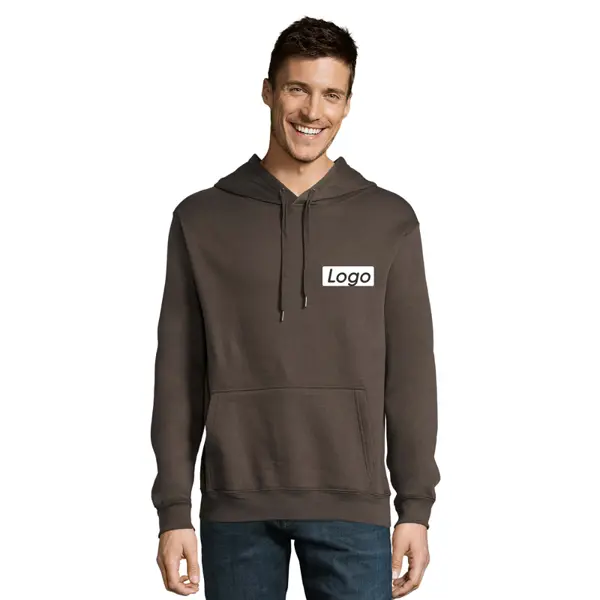 Sweat à capuche Unisexe Slam personnalisable molleton gratté 320g - Gris Foncé