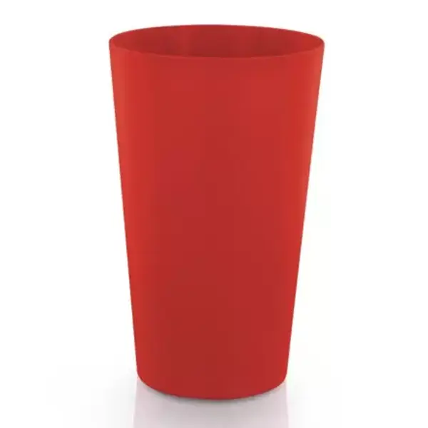 Gobelet personnalisé Ecocup réutilisable - Rouge opaque