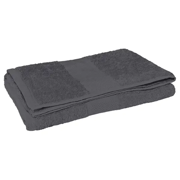 Serviette de sport personnalisable Sponge en coton 150x85 cm - Gris Anthracite