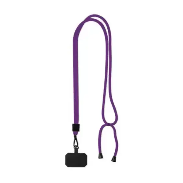 Tour de cou lanyard personnalisé pour téléphone - Violet