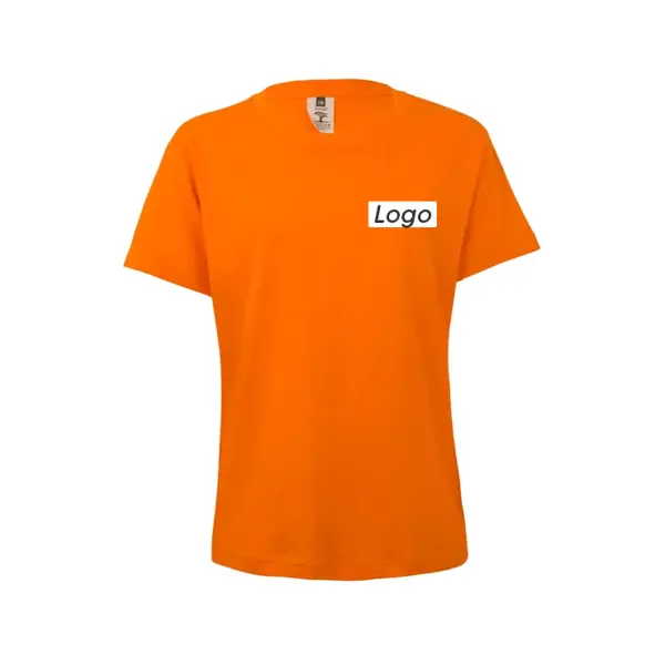 T-shirt manches courtes enfant coton 155g - personnalisé cœur - Orange