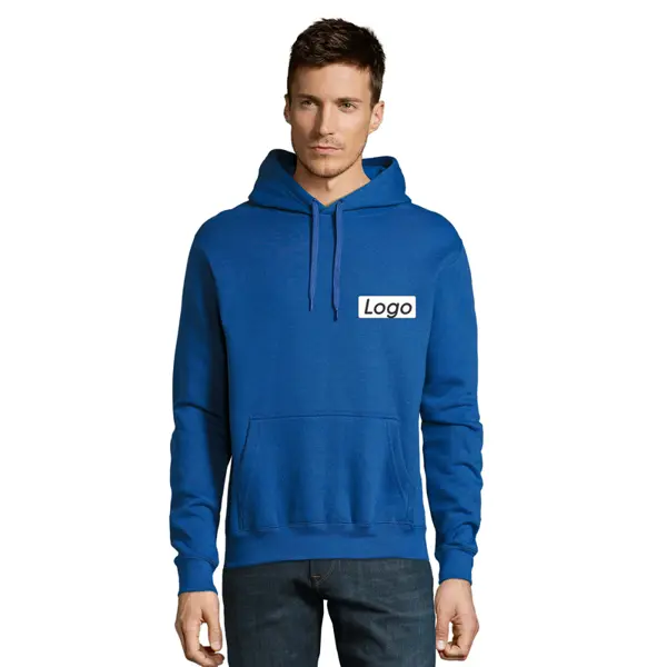 Sweat à capuche Unisexe Slam personnalisable molleton gratté 320g - Royal