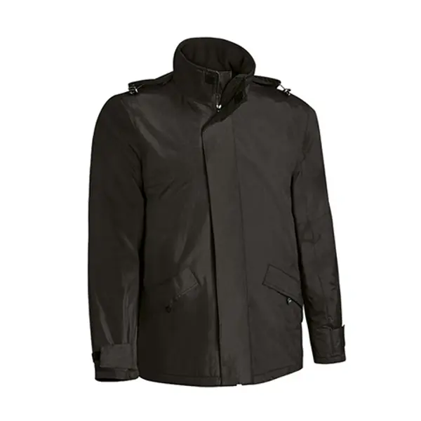 Parka matelassée Manitoba - unisexe, imperméable et personnalisable - Noir