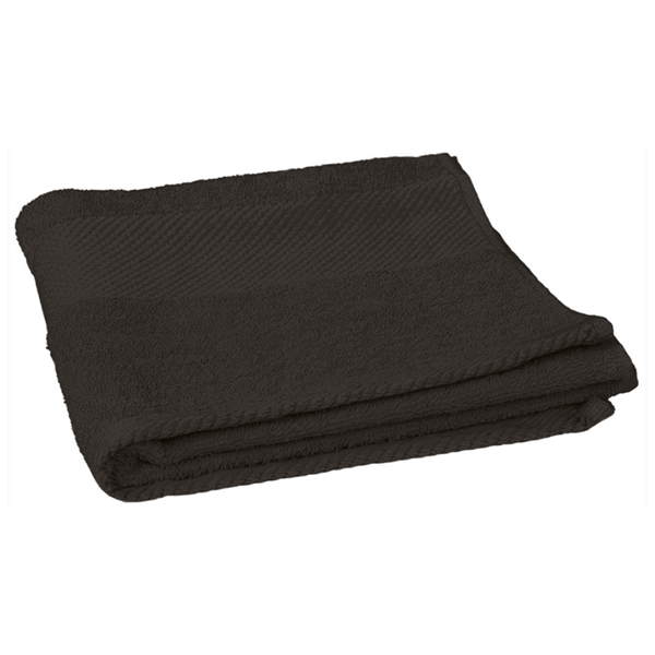 Serviette de sport personnalisable Soap en coton 90x50 cm - Noir