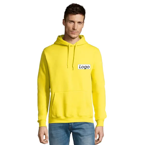 Sweat à capuche Unisexe Slam personnalisable molleton gratté 320g - Citron