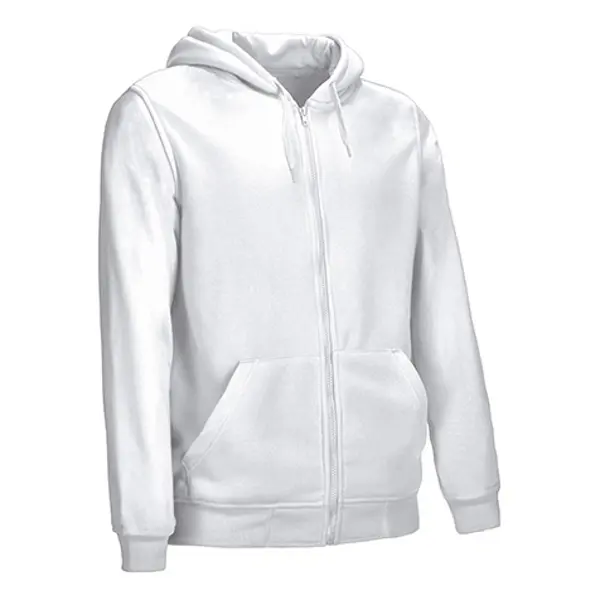 Gilet à capuche Terranova personnalisable - unisexe Blanc