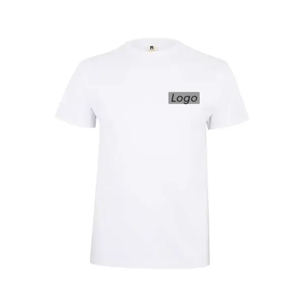 T-shirt manches courtes unisexe coton 190g - personnalisé cœur - Blanc Taille XL