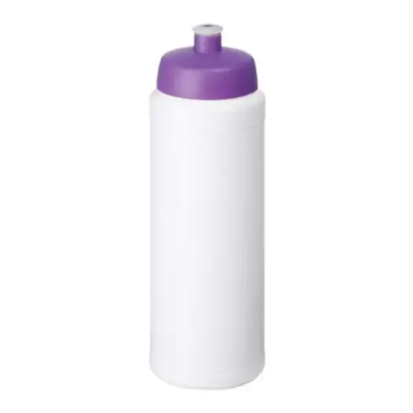 Gourde sport personnalisée 750ml corps blanc en polypropylène - Violet