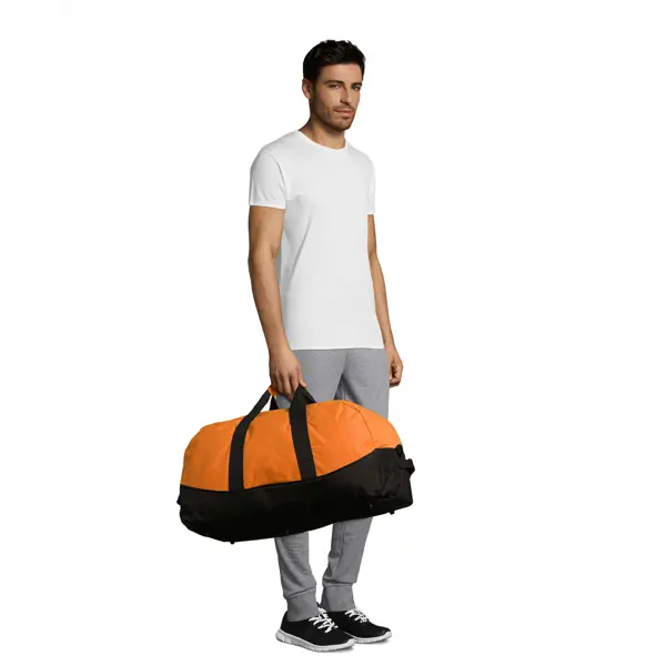 Sac de sport capacité moyenne 65 cm Stadium - personnalisé - Orange