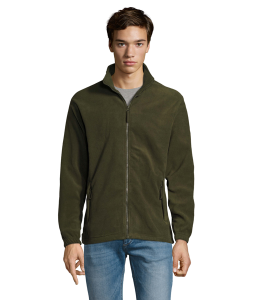 Veste micropolaire zippée personnalisable Homme North - Army