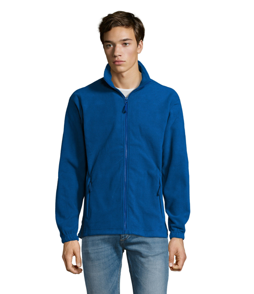 Veste micropolaire zippée personnalisable Homme North - Royal