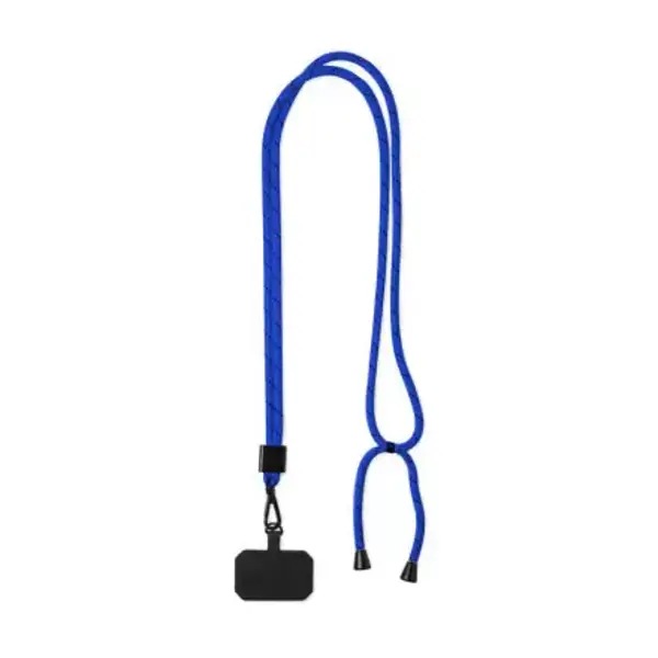 Tour de cou lanyard  personnalisé pour téléphone - Bleu foncé