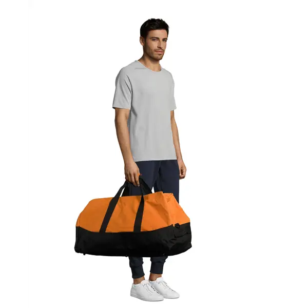 Sac de sport grande capacité 72 cm Stadium - personnalisé - Orange