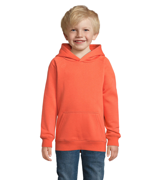 Sweat à capuche personnalisable Enfant Stellar kids - Orange