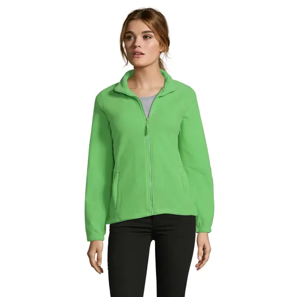 Veste micropolaire zippée personnalisable Femme North Women - Lime