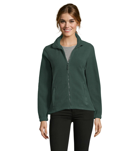 Veste micropolaire zippée personnalisable Femme North Women - Vert Sapin