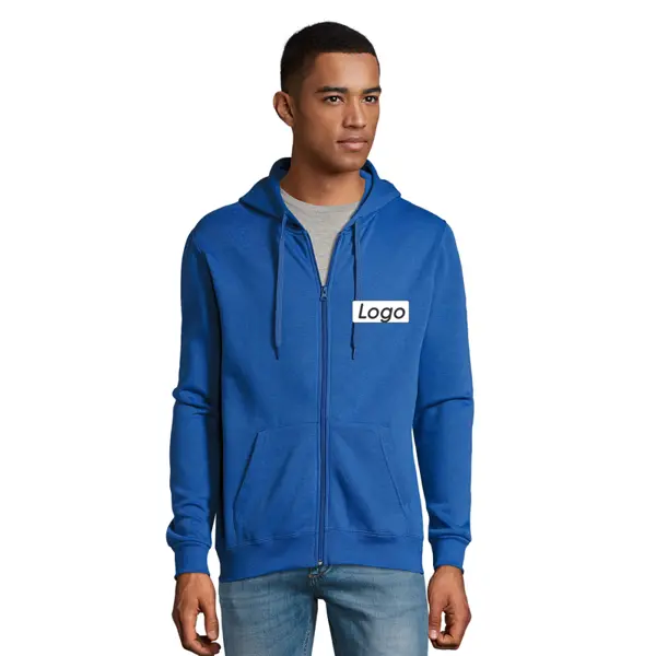 Veste zippée à capuche Unisexe personnalisable Stone - Royal