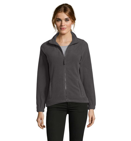 Veste micropolaire zippée personnalisable Femme North Women - Anthracite