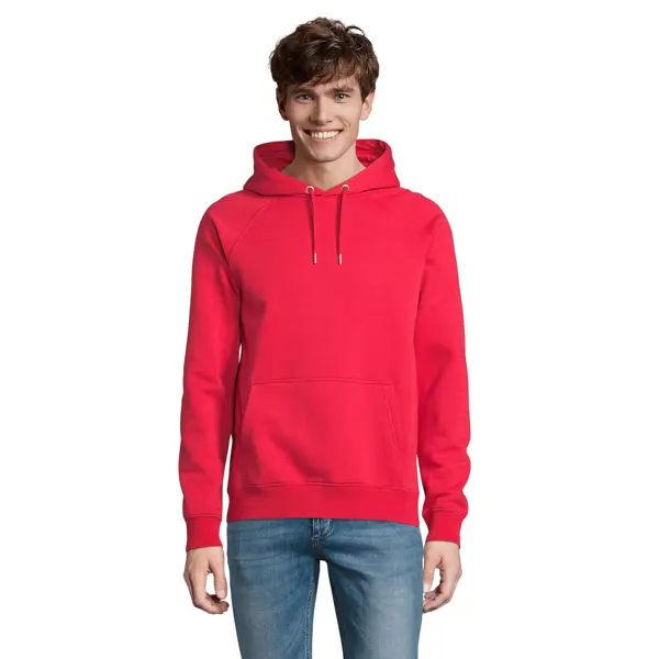 Sweat à capuche personnalisable Mixte Stellar - Rouge