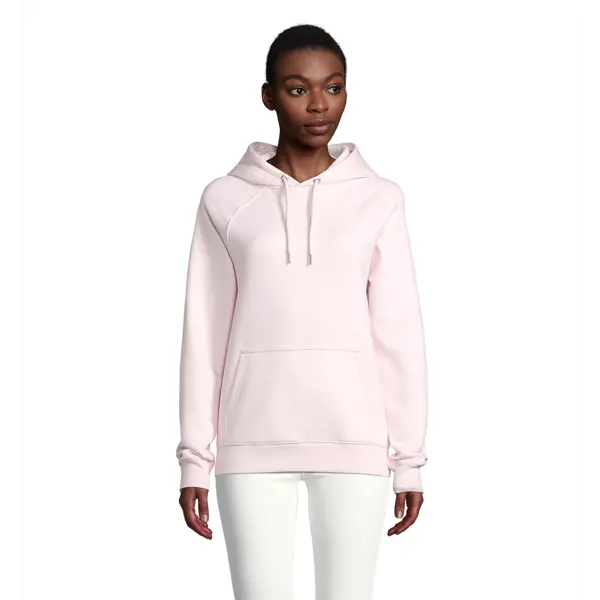 Sweat à capuche personnalisable Mixte Stellar - Rose pâle