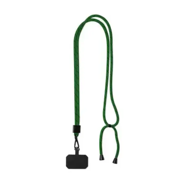 Tour de cou lanyard personnalisé pour téléphone - Vert Foncé