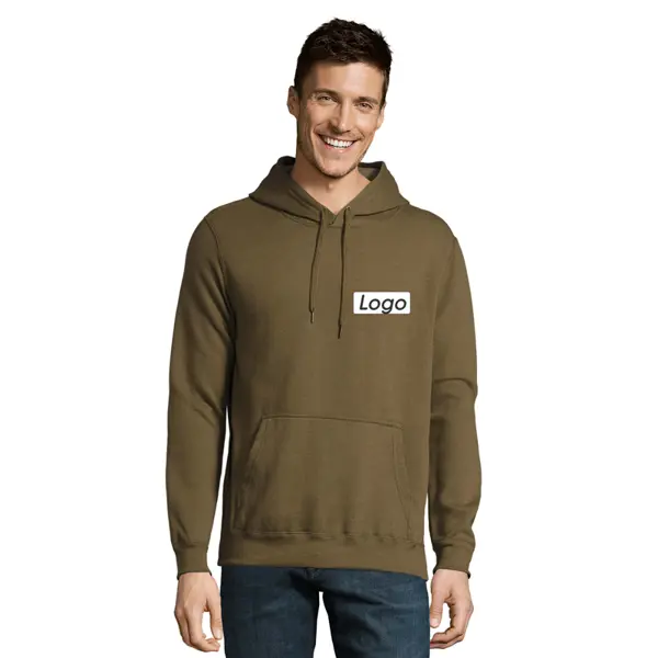 Sweat à capuche Unisexe Slam personnalisable molleton gratté 320g - Army