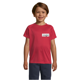 T-shirt enfant polyester Sporty - personnalisé - Rouge