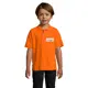 Polo enfant personnalisé en coton - Orange