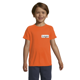 T-shirt enfant polyester Sporty - personnalisé - Orange Fluo