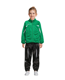 Survêtement complet enfant polyester brillant - personnalisable - Vert/Blanc/Noir