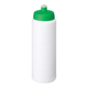 Gourde sport personnalisée 750ml corps blanc en polypropylène - Vert