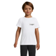 T-shirt enfant polyester Sporty - personnalisé - Blanc