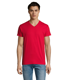 Tee-shirt personnalisable Imperial col V coton 190g - Homme - Rouge