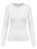 PA444 - T-shirt de sport manches longues femme  blanc Taille XS