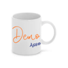 Mug personnalisé en céramique 310 ml - Blanc