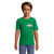 T-shirt manches courtes Enfant coton 150g Regent - personnalisé cœur et dos - Vert Prairie