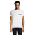 T-shirt manches courtes Homme coton 190g Imperial - personnalisé cœur et dos - Blanc